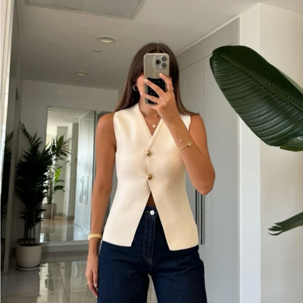 Luxevintage sweater waistcoat